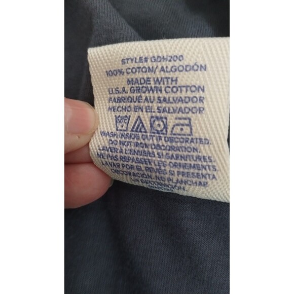 Gray Long Sleeve Comfort Wash San Antonio Texas T Shirt Large - Picture 8 of 8